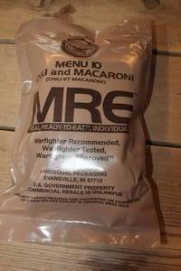 lot 5595 image: NIP MRE Military Ready to Eat Meal