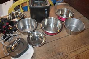 lot 5599 image: Small Animal Water Bowls and More