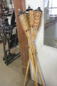 lot 5629 image: 4 Bamboo Garden Torches