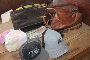 lot 5632 image: Briefcase, Purse, Ball Caps and More