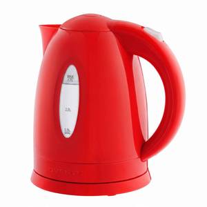 lot 1618 image: Ovente Electric Tea Kettle 1.7L Red KP72R