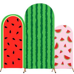lot 1659 image: Tingjoo 3 Pcs Watermelon Arch Backdrop Cover 456 Ft