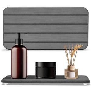lot 2174 image: 2 Pack Diatomite Stone Drying Mat 8 x 4 Inch