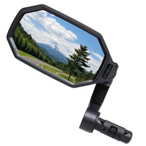lot 2180 image: BriskMore Bar End Bike Mirror Convex Glass Left Side BT-022L