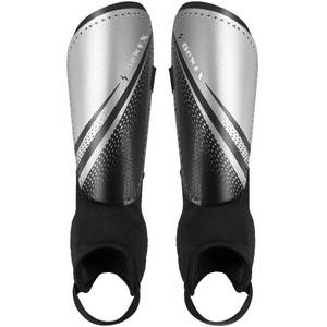 lot 2203 image: Newox Youth Soccer Shin Guards Medium Silver Black