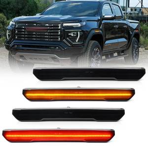 lot 2263 image: NSLUMO LED Side Marker Lights Smoked Lens for 2023-2024 GMC Canyon