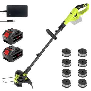 lot 5927 image: GroveCraft Cordless 13-Inch Weed Wacker  Retail $109.99