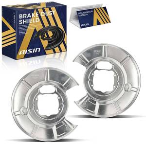 lot 5942 image: AISIN Brake Dust Shield Set of 2 Rear Left & Right BDSBM-00070