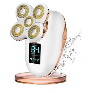 lot 6139 image: HYEHET Womens Electric Razor Waterproof 5D Rotary Shaver