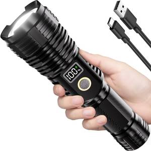 lot 6148 image: Childbot Rechargeable LED Flashlight 100000 Lumens