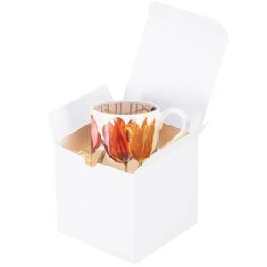 lot 6162 image: UnicoPak Gift Boxes with Lids 5x5x5 Inch White 10 Pack