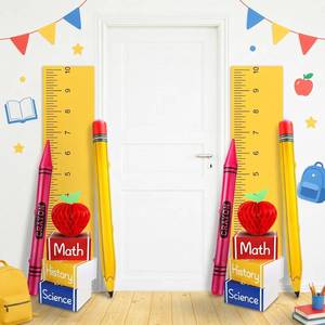 lot 6164 image: 14 Pcs Giant Inflatable Pencil Crayon School Decoration Set