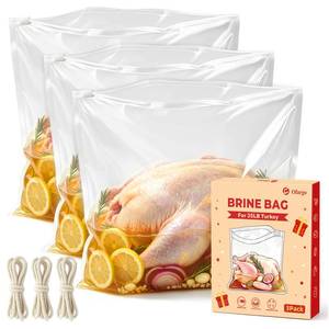 lot 6190 image: Ofargo Turkey Brine Bag 26x22 Inch 3 Pack