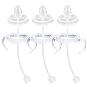 lot 6192 image: Zafflerva Sippy Cup Conversion Kit for Philips Avent Natural Bottles 6M 3 Pack
