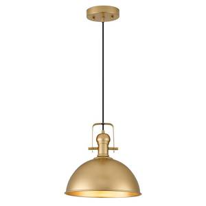 lot 7883 image: ALAISLYC 12 Inch Gold Dome Pendant Light for Kitchen Island 1 Pack