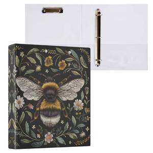 lot 7897 image: Sletend 3 Ring Binder Bee Wildflowers 1.5 Inch