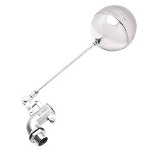 lot 7898 image: DERPIPE Adjustable Float Ball Valve 1 NPT Male Stainless Steel 304 Elbow
