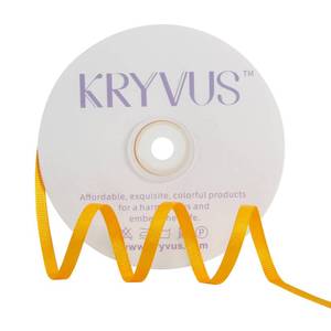 lot 8356 image: Kryvus Gold Grosgrain Ribbon 14 Inch x 50 Yards
