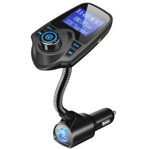 lot 8367 image: Nulaxy FM Transmitter Bluetooth 5.4 48W Car Adapter with Display KM18 Plus