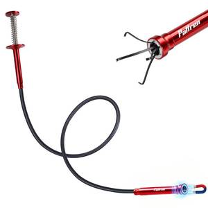 lot 8369 image: Paltren Flexible Magnetic Pickup Tool 24-Inch Retractable 4-Claw Grabber