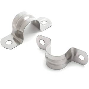 lot 8376 image: Suiwotin M20 34 Inch Stainless Steel Conduit Clamps Pipe Strap 25 Pcs