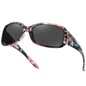 lot 8401 image: HAOLOTA Womens Polarized Sunglasses Butterfly Wraparound UV400
