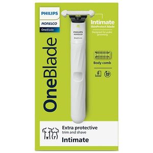 lot 8408 image: Philips Norelco OneBlade Intimate Body Trimmer 1 Pk QP192470