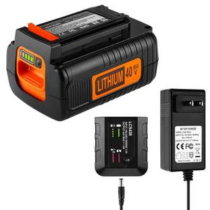 lot 9559 image: AYTXTG 40V 3.0Ah Battery & Charger Set Replacement for Black & Decker