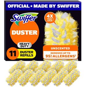 lot 9578 image: Swiffer Dusters Heavy Duty Multi-Surface Duster Refills for Cleaning, Unscented, 11 Count