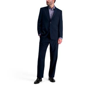 lot 9583 image: Haggar Mens JMH Classic Fit Premium Stretch Suit Separate Pants & Jackets
