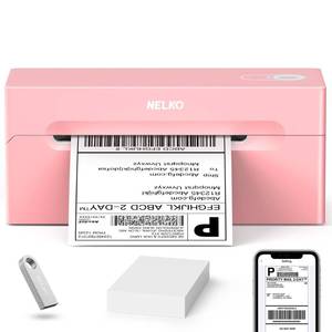 lot 9584 image: Nelko Bluetooth Thermal Shipping Label Printer, 4x6 Thermal Label Printer