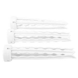 lot 10264 image: Beufee 2Pcs Collapsible Pasta Drying Rack, Food Grade Plastic Fondant Sugar Flower Drying Rack Flower Drying Rack Reusable Noodle Drying Rack with 4 Arm Handles
