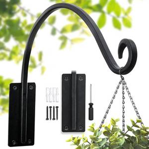 lot 10288 image: Lifyzoon Heavy Duty Plant Hanger Bracket 16 Inch 80 lbs Outdoor Hook