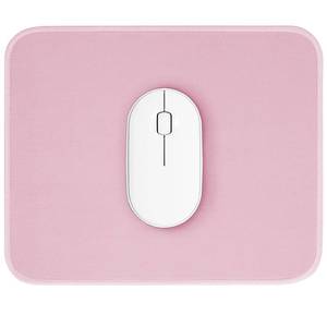 lot 10300 image: ZYAOTWQZ Pink Mouse Pad, Nice and Cute Mouse Pad, Splash-Proof Textured 10.2 x 8.2Inch, Stitched Edge Non-Slip Waterproof Rubber