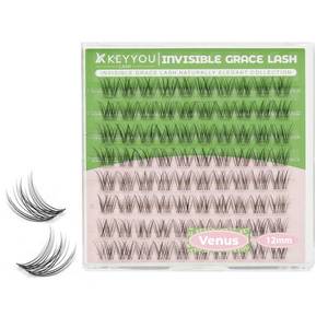 lot 10303 image: KEYYOU Venus Lash Clusters Fairy Lash Extension C Curl 12MM