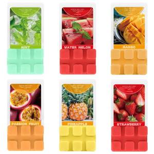 lot 10324 image: STRN Wax Melts, Soy Wax Cubes 6 Fruit Scents for Wax Warmer, Home Fragrance
