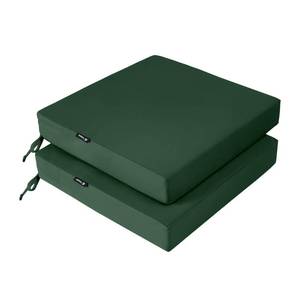 lot 11269 image: Favoyard Outdoor Patio Chair Cushions 18.5 x 16 x 3 Inch Waterproof Set of 2