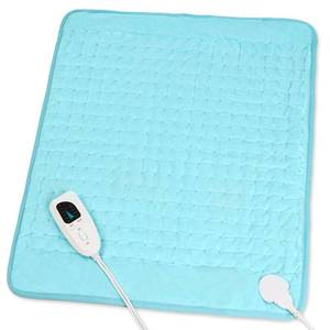 lot 11282 image: Deepsoon Electric Heating Pad for Back 24 x 20 Inch Light Blue