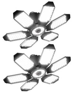 lot 11287 image: Adiding LED Garage Ceiling Light 2 Pack 6500K