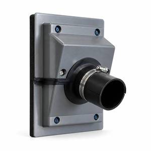 lot 11293 image: Celinfto HVAC Line Set Wall Penetration Cover Kit, Grey, 2.36 in