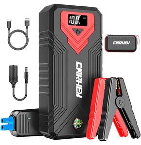 lot 11312 image: CARHEV Portable Car Battery Jump Starter 3000A 24000mAh 12V