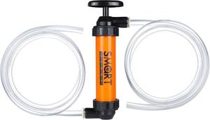 lot 11357 image: SMART JERRY Manual Fuel Transfer Pump, Hand Siphon, 3 GPM