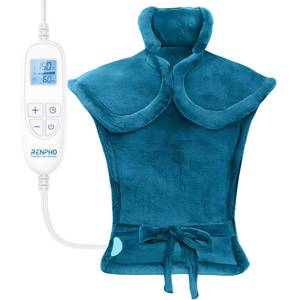 lot 11358 image: RENPHO Heating Pad For Back 24 x 33 Inch Blue