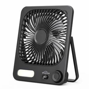 lot 11361 image: WHATOOK Portable Battery Powered Fan 10000mAh 8-Inch Black