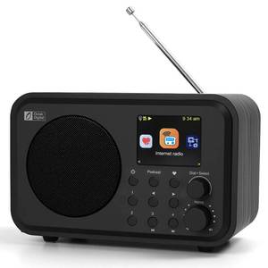 lot 11366 image: Ocean Digital Wi-Fi Internet Radio Bluetooth Speaker 2.4 Inch Display WR-336M  Retail $149.99
