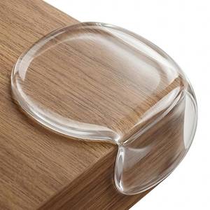 lot 12077 image: Generic Clear Baby Corner Guards 16 Pack 1.57 x 1.57 Circular Edge Covers