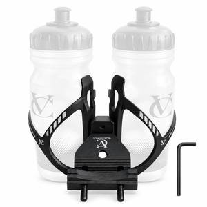 lot 12098 image: VeloChampion Universal Bike Water Bottle Holder Mount & 2 Cages