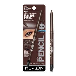 lot 12191 image: Revlon Waterproof Eyeliner Pencil 0.01 oz ColorStay 202 Black Brown