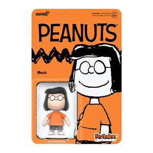 lot 12218 image: Super7 ReAction Peanuts Marcie 3.75-Inch Action Figure