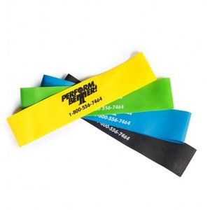 lot 12219 image: Perform Better Mini Band Resistance Loop Exercise Bands Set of 4 9 x 2 Inch